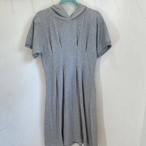 Short Sleeve Sweater Shirt Dress